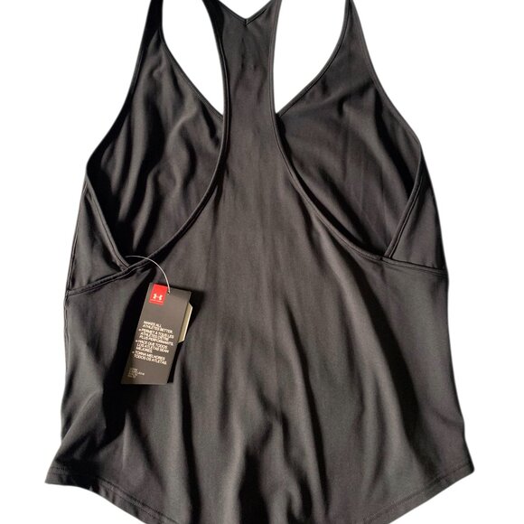 Under Armour Womens Performance Racerback Tank Top UA Sport Shirt- M- Black- NWT - Picture 4 of 11